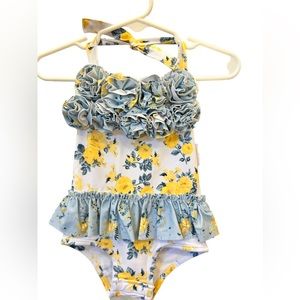 Mudpie baby halter swimsuit